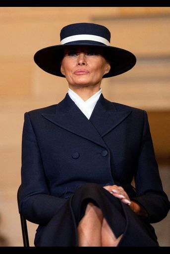 Melania Trump et son chapeau à l'investiture de son mari Donald Trump