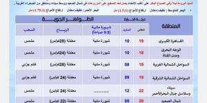 الصغرى بالقاهرة 10 درجات.. الأرصاد تكشف تفاصيل حالة الطقس اليوم الجمعة 3 يناير 2025 - عرب بريس