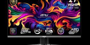 MSI تكشف عن اثنان من شاشات الألعاب بتقنية QD-OLED ومعدل تحديث 500Hz في #CES2025 - عرب بريس