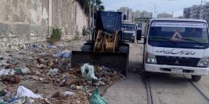 رفع 80 طن انقاض ورديم ومخلفات غرب الاسكندرية - عرب بريس