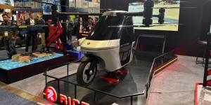 Rictor Skyrider X1 مشروع دراجة نارية تتحول إلى طائرة مروحية #CES2025 - عرب بريس