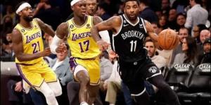 lakers vs nets ليكرز ضد نتس 100-92 في أحداث الشوط الثاني - عرب بريس