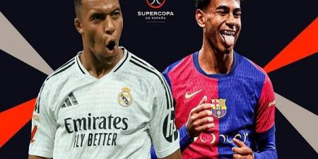 موعد مباراة ريال مدريد وبرشلونة في نهائي كأس السوبر الإسباني - عرب بريس