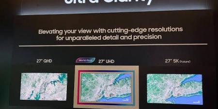 سامسونج تلمح إلى شاشة QD-OLED مقاس 27 بوصة بدقة 5K للمبدعين - عرب بريس