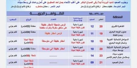 «ابتعدوا عن هذه الطرق».. بيان عاجل من الأرصاد بشأن حالة الطقس اليوم الخميس 23 يناير 2025 - عرب بريس