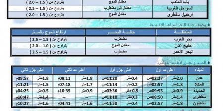 النشرة الجوية في اليمن السبت 25/1/2025.. طقس شديد البرودة وأمطار - عرب بريس