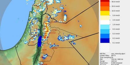 الأرصاد:هطول أمطار غزيرة في أجزاء من محافظات شمال ووسط المملكة في هذه الأثناء - عرب بريس