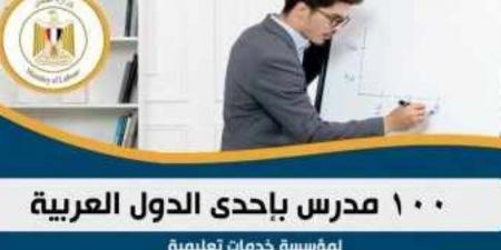 وظائف للمعلمين بالخارج.. وزارة العمل تعلن عن 100 فرصة عمل بإحدى الدول العربية - عرب بريس