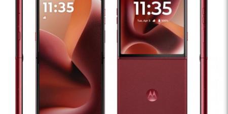 تسريب صور جذابة لهاتف Motorola Razr 60 Ultra باللون الأحمر - عرب بريس