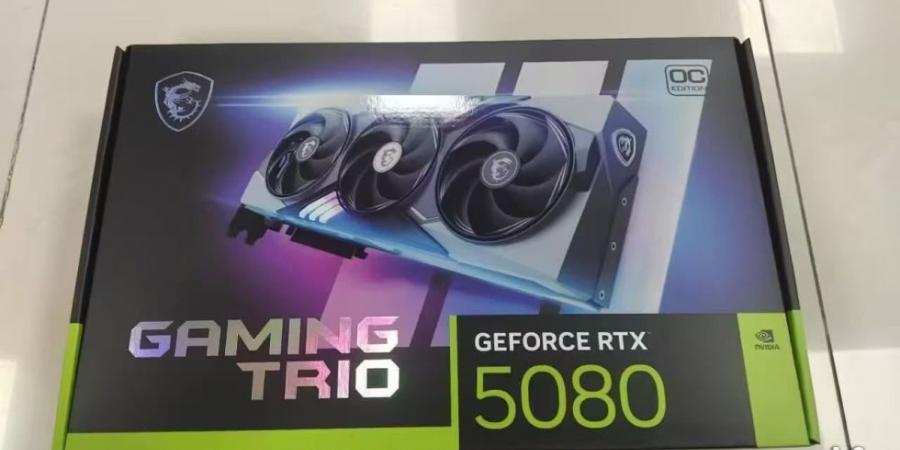 صور تؤكد على المواصفات الرئيسية لكرت الشاشة GeForce RTX 5080 المرتقب #CES2025 - عرب بريس