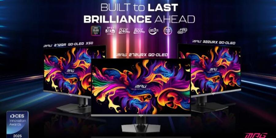 شاشة ألعاب جديدة من MSI بدقة 4K بتقنية QD-OLED في معرض #CES2025 - عرب بريس