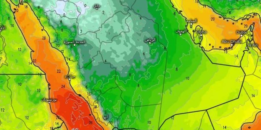 انخفاض كبير في درجات الحرارة.. تعرف على حالة الطقس في السعودية غداً الثلاثاء - عرب بريس