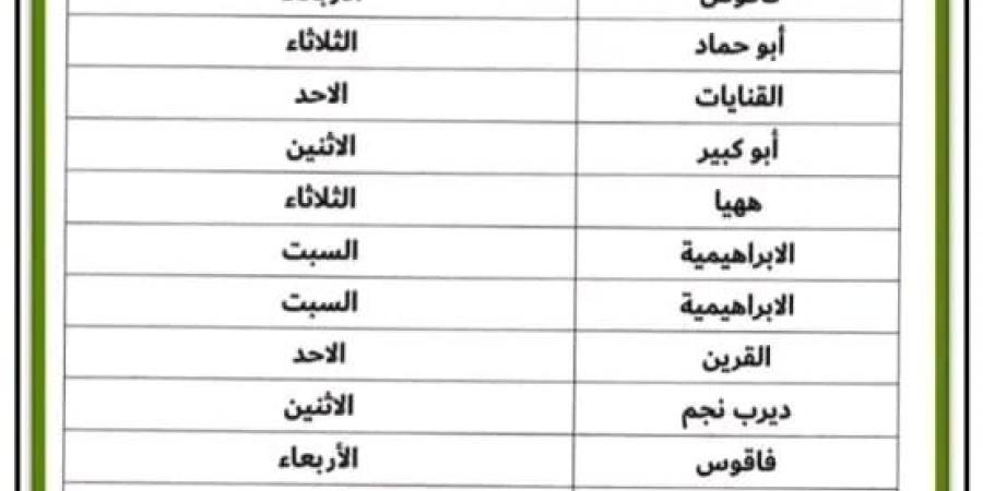 الشرقية.. تخصيص يوم إسبوعي بكل مركز ومدينة وحي لعقد لقاءات مع المواطنين - عرب بريس