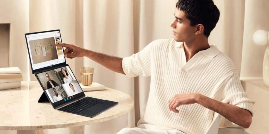 أسوس تطلق حاسوب Zenbook Duo الجديد بشاشتي أولد - عرب بريس