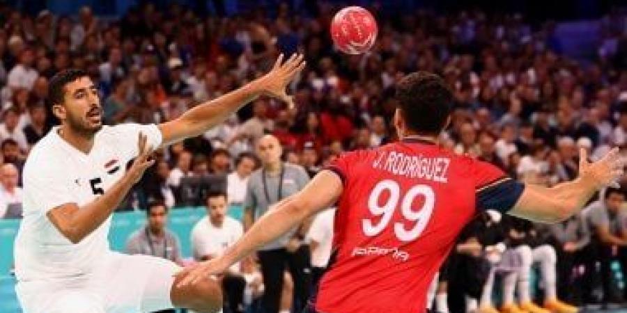 منتخب اليد فى مواجهة رومانيا ببطولة إسبانيا الدولية - عرب بريس