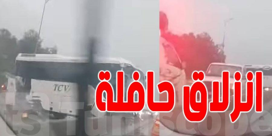 انزلاق حافلة في أريانة وتعطل حركة المرور - عرب بريس