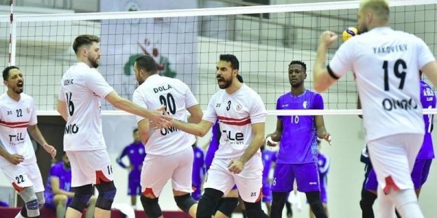 الزمالك يواجه الجزيرة الإماراتي في ربع نهائي البطولة العربية للكرة الطائرة - عرب بريس