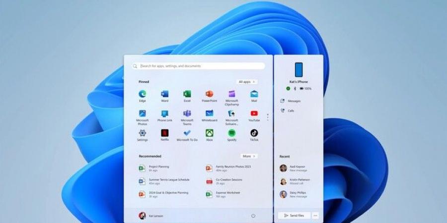 Windows 11 يدمج هاتف آيفون في قائمة ابدأ لنقل الملفات والرسائل والمزيد - عرب بريس