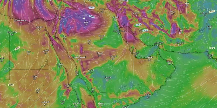 "المسند": رياح عاتية وغبار يضربان شمال السعودية غدًا.. وانخفاض حاد في الحرارة - عرب بريس