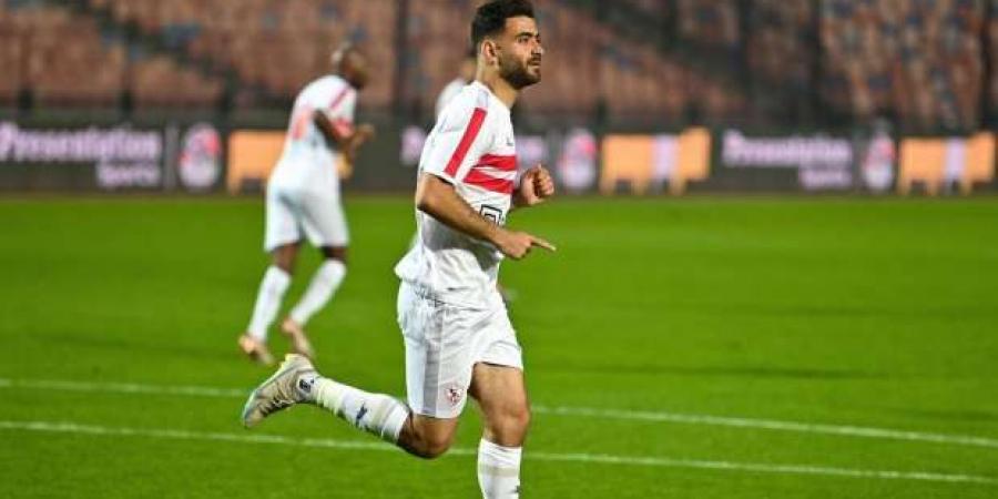 اخبار الرياضة حمزة المثلوثي يظهر في الزمالك بعد جراحة الصليبي