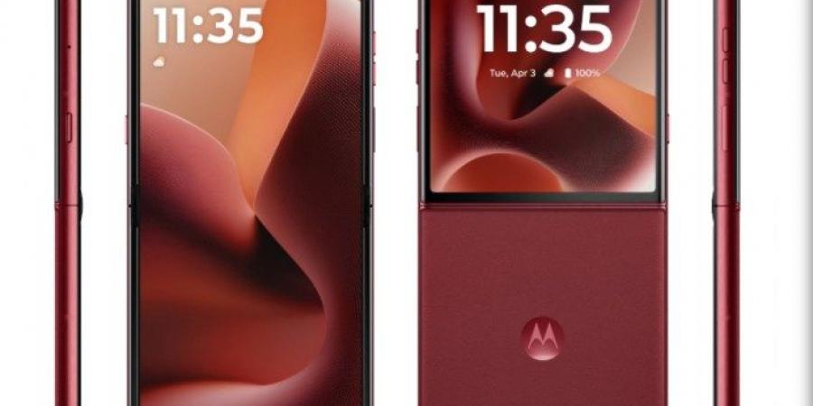 تسريب صور جذابة لهاتف Motorola Razr 60 Ultra باللون الأحمر - عرب بريس